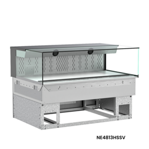 Structural Concepts NE3613HSSV 35-3/4"W Heated Self-Service Slide In Counter Case