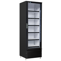 QBD CD20-HC/RX 24-Inch Wide Black Pharmacy Display Refrigerator Cooler