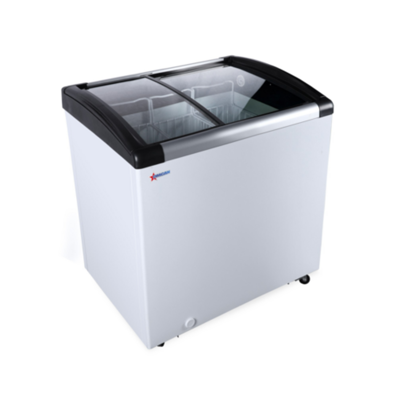 OMCAN 47751 30.8-inch Ice Cream Display Freezer with Clear Viewing Windows for Retail Ice Cream Merchandising
