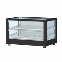 Equipex WD780B-2/1-SS Roller Grill Warming Display Case 2-Pan Capacity
