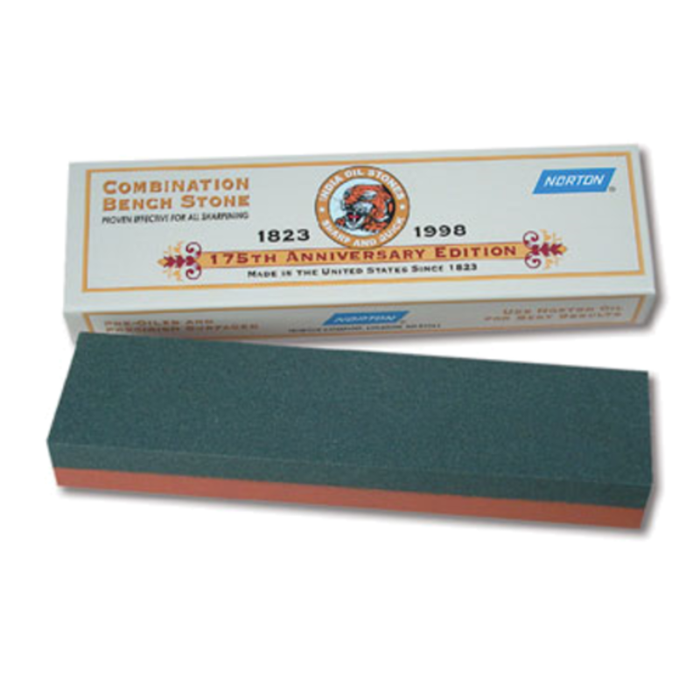 Victorinox 4.3391.1 India Bench Combination Sharpening Stone 8" x 2"