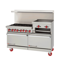 American Range AR-4B-36RG-CC 60" Restaurant Gas Range with Griddle