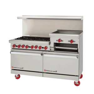 American Range AR-4B-36RG-CC 60" Restaurant Gas Range with Griddle