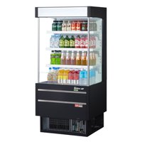 Turbo air TOM-25MSEW(B)-N 28"W 7 cu. ft. Open Display Merchandiser