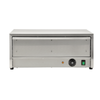 Omcan 43623 32 Bun Capacity Hot Dog Roll Warmer countertop stainless steel bun warmer with thermostat dial and power switch
