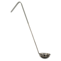 Omcan 80767 12 oz One-Piece Stainless Steel Serving Ladle