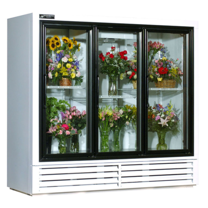 Powers FS77SDHC 77"W 64.0 cu. ft. Floral Merchandiser Cooler