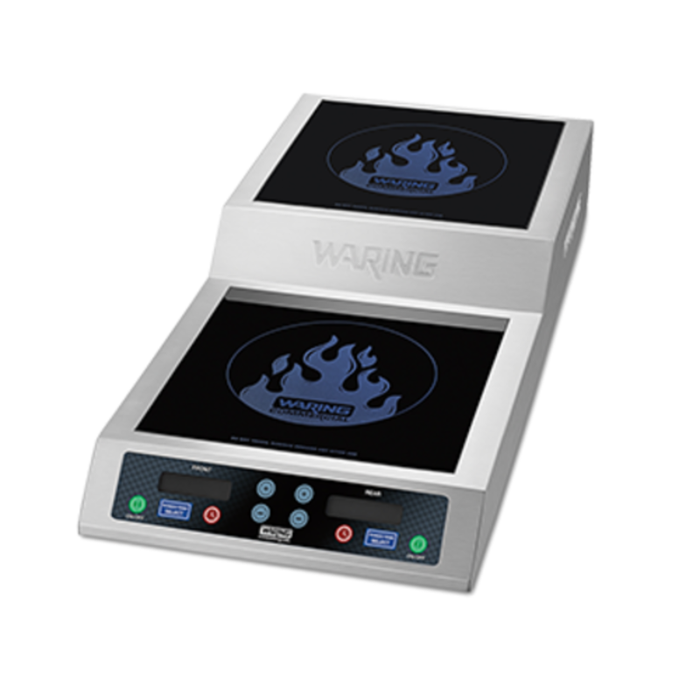 Waring WIH800 Countertop Induction Range 28.5" x 13" Double Hob