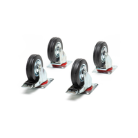 Rosko RO-ACC-FFG-4W Fryer Caster Set, 5-3/8"H, 600-lb Capacity