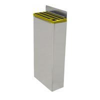 Omcan 12924 Stainless Steel Knife Block Rack for 3 Knives