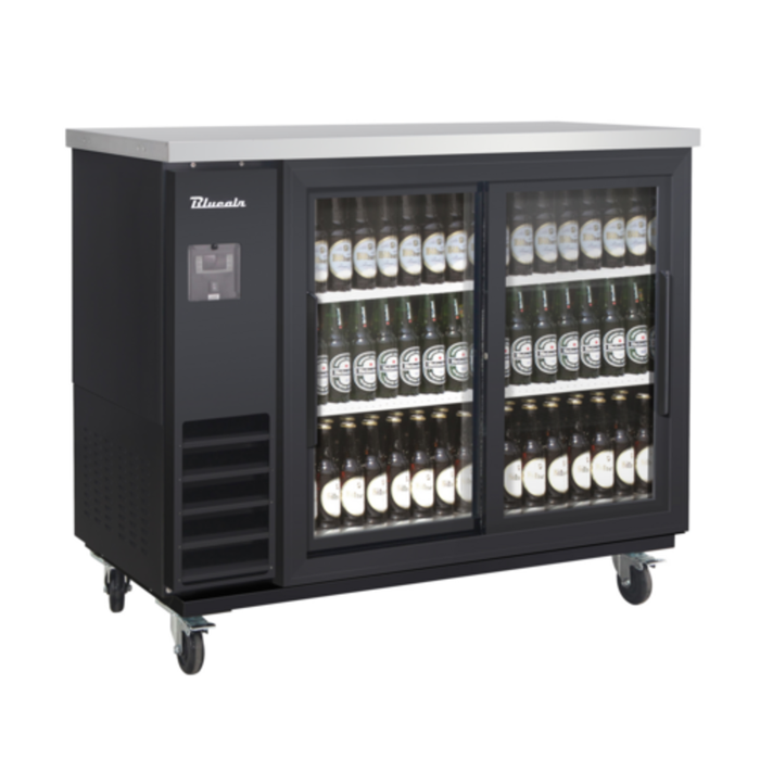 Blueair BLNBB-48BG-SL-HC 49-1/8" Narrow Depth Back Bar Cooler