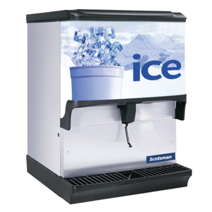 Distributeur de glace de comptoir Scotsman IOD250-1 de 76 cm avec capacité de 113 kg