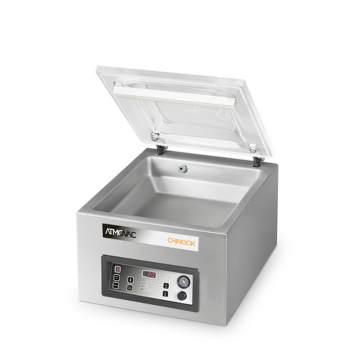 Atmovac CHINOOK14+ Countertop Vacuum Packaging Machine with Open Lid for Food Preservation