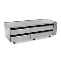 Silver King SKRCB79H-RD 79" Four Drawer Refrigerated Chef Base
