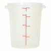Commercial Clear Food Storage Pan With Measurement Markings For Easy Portion Control