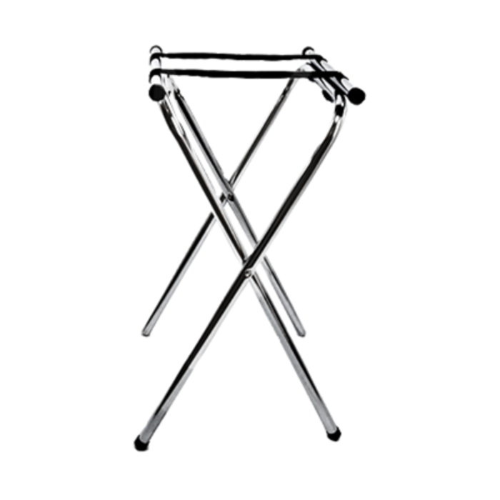 Alt Tag: Omcan 39617 Stainless Steel Folding Commercial Restaurant Kitchen Tray Stand folding stainless tray stand for commercial restaurant kitchen