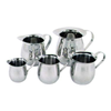 Stainless Steel Bell Creamer Set Including Various Sizes For Professional Beverage Service