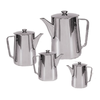 Stainless Steel Gooseneck Beverage Server Set Featuring Various Sizes For Polished Tabletop Service