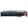 Versa Heat HCT60-36HP-24GM-N 60" Commercial Countertop Gas Griddle Combo With Six Hotplates And A Griddle