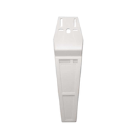 Omcan 12908 Plastic Scabbard Knife Guard for Two Knives, durable white plastic scabbard for safe storage and transport of 7" and 12" knives