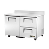 True TWT-48D-2-HC 48-Inch Refrigerated Worktop Counter With Drawers For Efficient Food Service