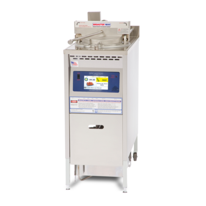 Broaster 1600 Electric Pressure Fryer 16"W 7 lbs Capacity