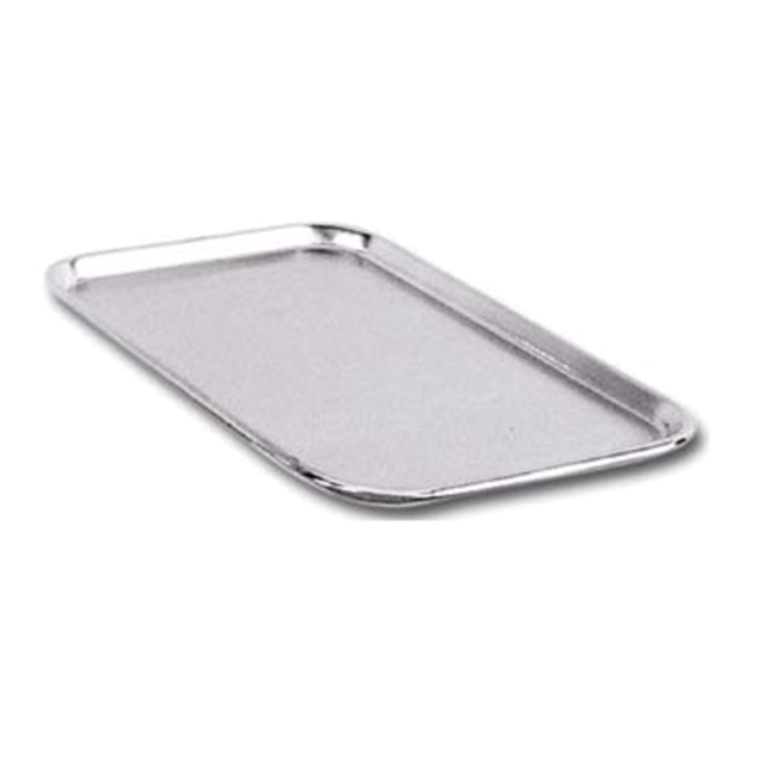 Holloware SST-1418 14" x 18" Stainless Steel Serving Display Tray
