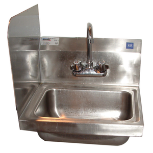 Winholt WS-HS-1410-5-F-LSS 17"L x 15"W Wall Mount Hand Sink