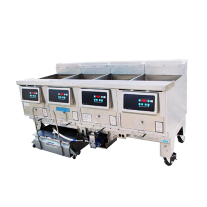Ultrafryer B-P20-20-4-UC 85.9" 500 lb. Capacity Gas Fryer Battery