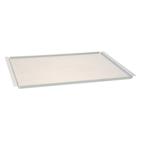 Cadco OHFSP Half Size Flat Sheet Pan 18" x 12" Aluminum