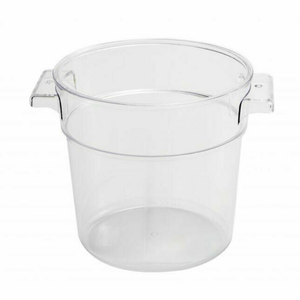 Omcan 80175 8 Quart Round Clear Polycarbonate Food Storage Container