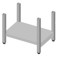 Unox XWVRC-0011-M 28-7/8" x 21-1/2" Intermediate Open Oven Equipment Stand