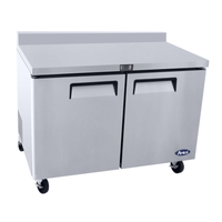 Atosa MGF8409GR 48.3-Inch Worktop Refrigerator with Backsplash