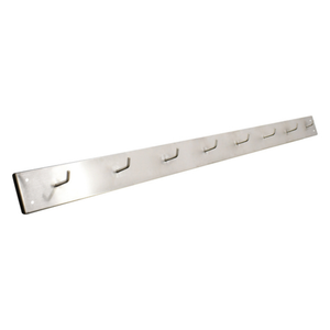 Omcan 44541 48"W Wall-Mounted Stainless Steel Pot & Utensil Rack