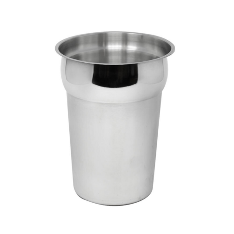 Omcan 44666 Sixième taille 1,8 L pour table à nourriture en acier inoxydable, plat en acier inoxydable pour la table à vapeur et le service au buffet