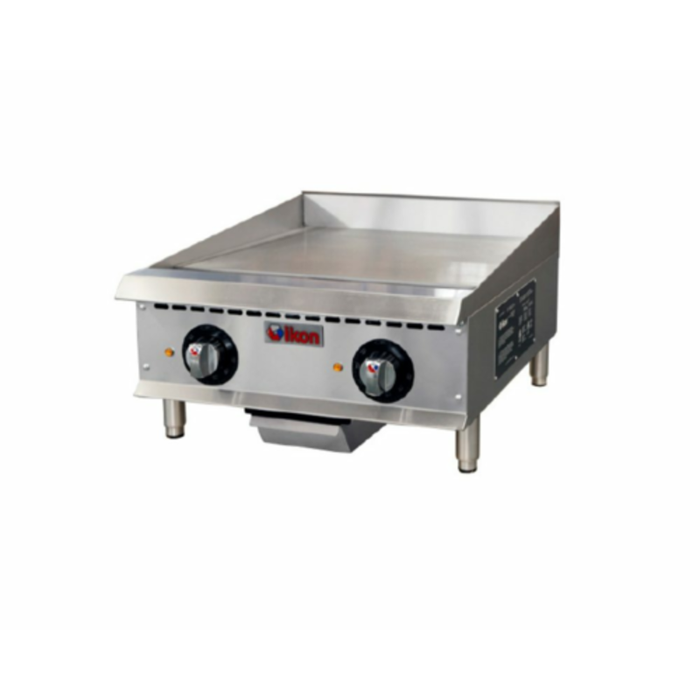 IKON ITG-24E Electric Countertop Griddle 24"W with Polished Steel