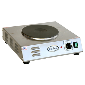 Cadco LKR-220 15" Wide Countertop Electric Single Burner Hot Plate