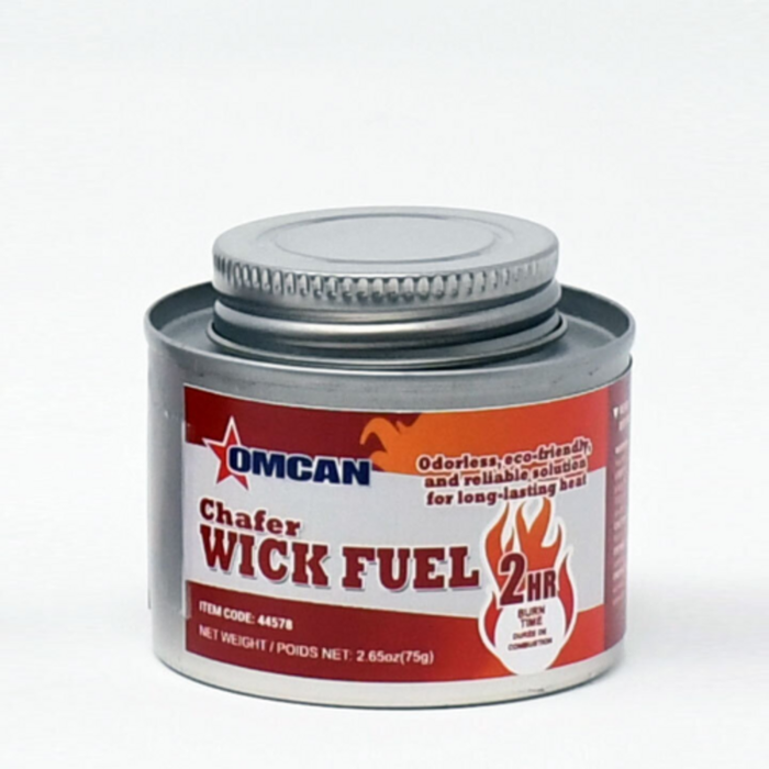 Combustible pour chauffe-plat Omcan, longue durée, 2 heures de combustion, pour chauffe-aliments