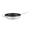 OMCAN 12-Inch Non-Stick Stainless Steel Fry Pan with Aluminum Base for Even Heating