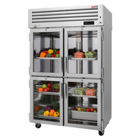 Turbo Air PRO-50-4R-G-N 51.75"W Two-Section Reach-In Refrigerator