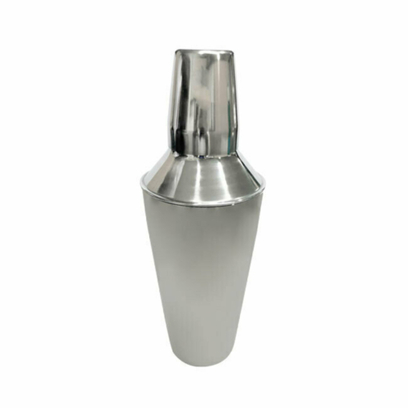 Omcan 80828 shaker de bar professionnel en acier inoxydable de 24 oz avec passoire, shaker à cocktail en acier inoxydable