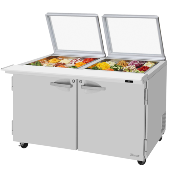 Turbo Air PST-60-24-N-GL 60-1/4"W Mega Top Sandwich Prep Table