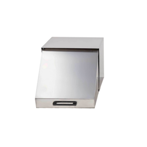 Couvercle roulant Omcan 81124 avec poignée pour bain-marie en acier inoxydable