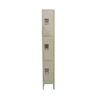 OMCAN 13128 Steel Painted Locker 3-Tier 12"W x 18"D