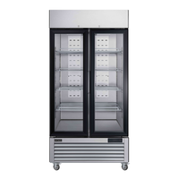 Congélateur d'exposition EFI F2-39GDSVC Versa Chill 53 pi³ à 3 portes
