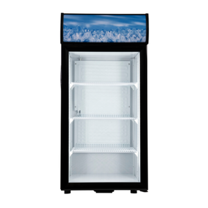 Black Diamond CDRF-1D/4 21.9" Countertop Glass Door Display Refrigerator