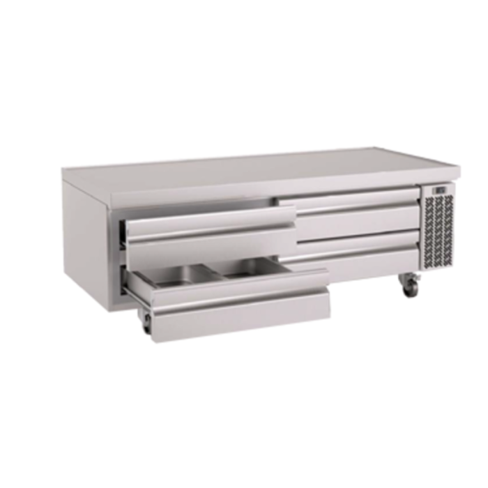 Infrico IUC-MSG72 Base réfrigérée pour chef 4 tiroirs 72-5/8" 405 litres