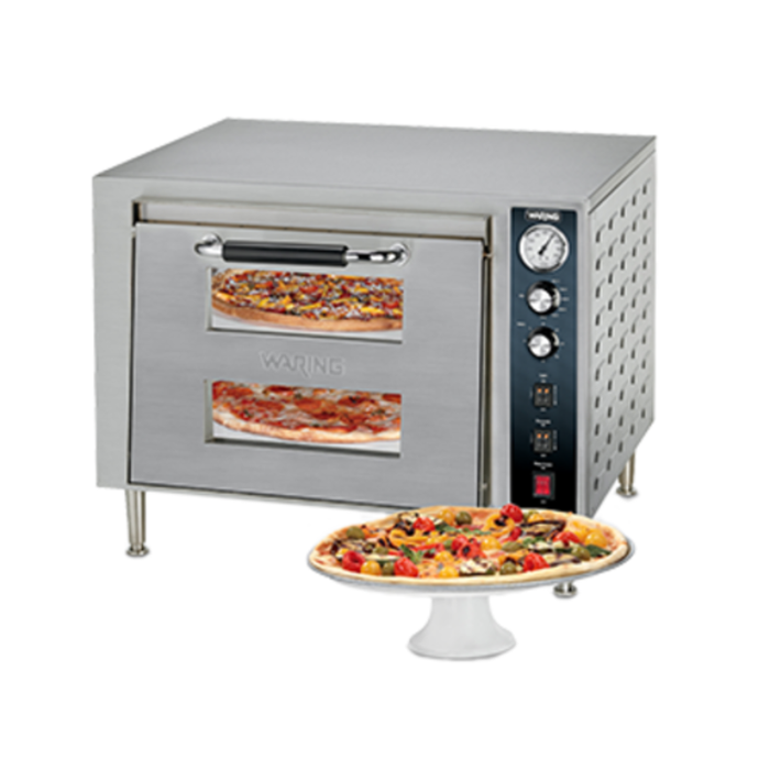 Waring WPO700 27"W Countertop Double-Deck Electric Pizza Bake Oven
