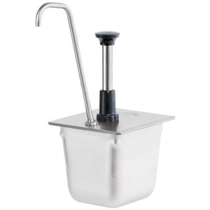 Server 83433 CP-1/6 Tall 2.7 Qt. Condiment Syrup Pump
