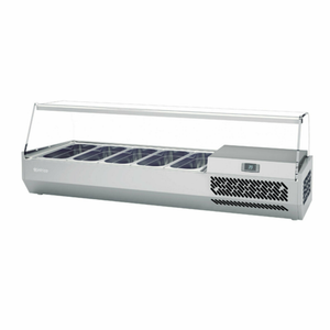 Infrico ICT-VIP14901/3C Vitrine Réfrigérée de Comptoir pour Bacs Gastro 148 cm